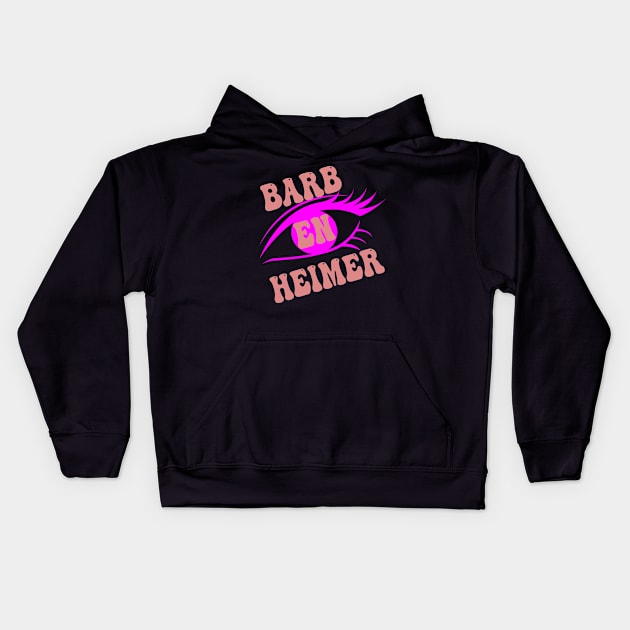 Barbenheimer Kids Hoodie by Edy